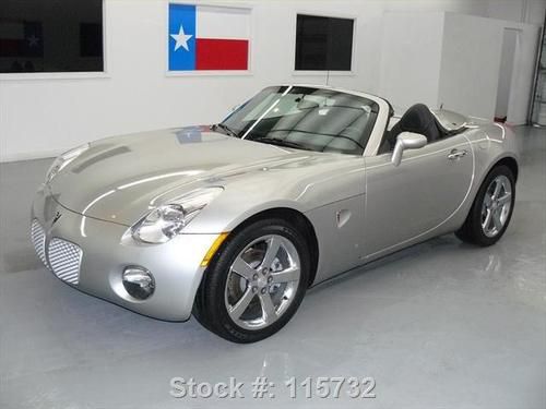 2007 pontiac solstice roadster 5-speed leather only 16k texas direct auto