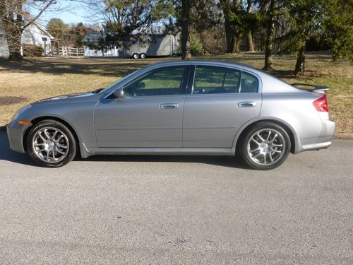 2006 infiniti g35 rare 6 speed sedan 4-door 3.5l -excellent condition no reserve