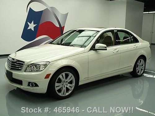 2010 mercedes-benz c300 lux p1 sunroof nav only 33k mi texas direct auto