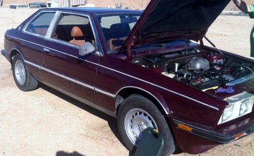 1985 maserati coupe biturbo low miles