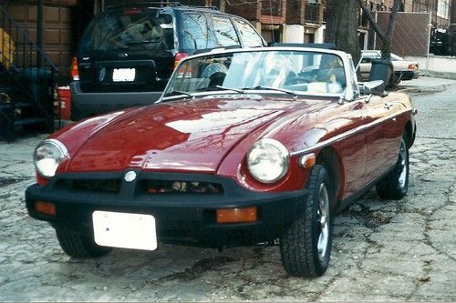 1977 mbg - burgandy - divorce special...must go!!!  car sold as-is!!!