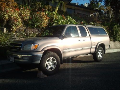 2002 toyota tundra limited v8 automatic 4x4 4wd leather camper shell clean title