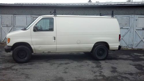 1997 ford e350 econoline van cargo van color white