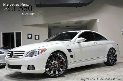 2008 mercedes benz cl550 sport full lorinser body forgiato 22s only 7k miles! $$