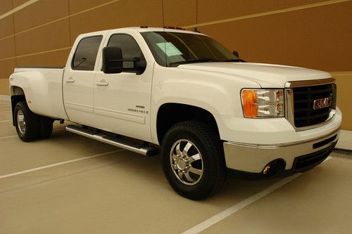 09 gmc sierra 3500hd slt crew cab drw diesel 4wd navigation rear camera roof