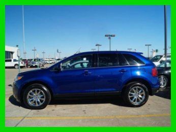 2013 ford edge limited, 3.5l, fwd, leather, rr camera, cpo 7yr/100k