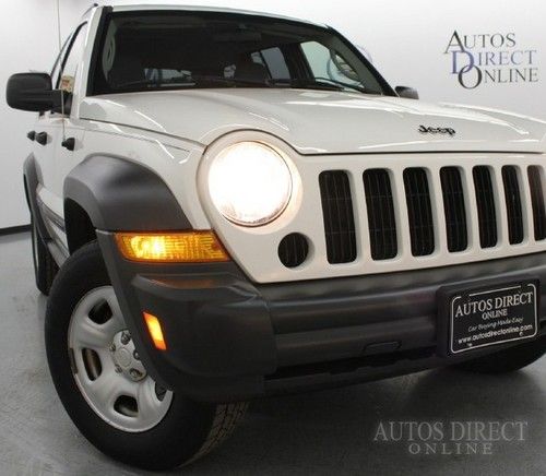 We finance 2007 jeep liberty sport 3.7l 4wd 46k 1owner wrrnty kylssent cd rfrck