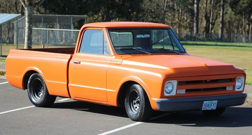 1968 c10 short wide! hot rod flatz burnt orange