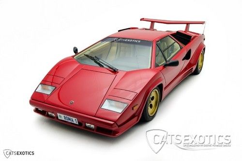 1988.5 lamborghini countach low miles major engine overhaul $40k+ invested