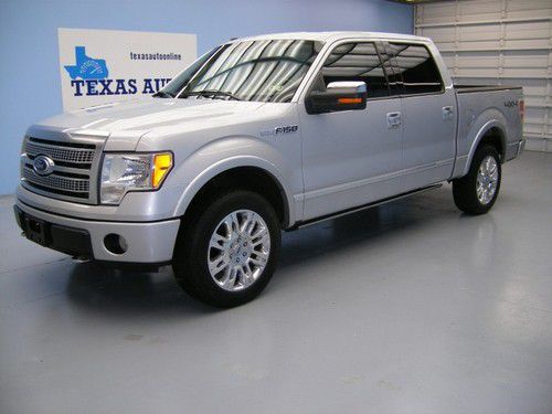 We finance!!  2009 ford f-150 platinum 4x4 crew cab auto roof nav rcam sync sony