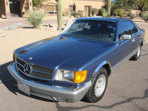 1983 mercedes benz 380 sec-58k miles! one owner arizona car! immaculate!