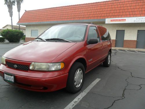 1998 nissan quest gxe mini passenger van 3-door 3.0l