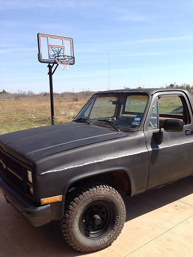 1984 chevrolet k10 custom standard cab pickup 2-door 5.7l