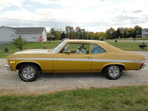 1972 chevrolet  rally nova  coupe 2-door 5.0l under 35000 original miles