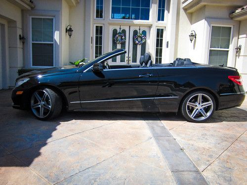 2011 mercedes-benz e350 convertible. fully loaded, still under factory warranty