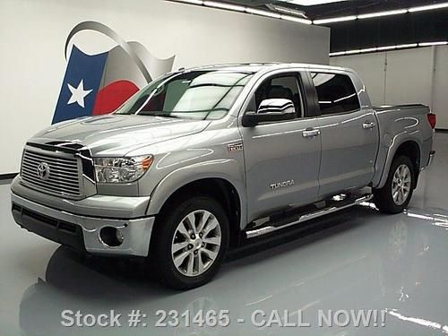 2012 toyota tundra platinum crewmax 4x4 sunroof nav 25k texas direct auto