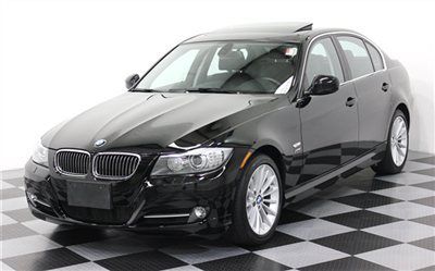 335i xdrive awd navigation 10 jet black super clean clean carfax nice options