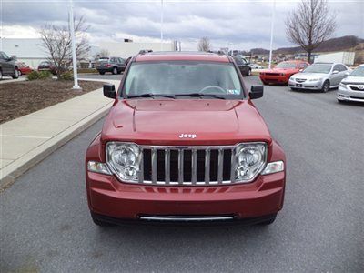 08 jeep liberty limited leather moonroof sirius cd changer wood trim power seat