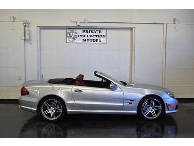 11 sl63 amg *pano *silver/red *clean carfax *keyless