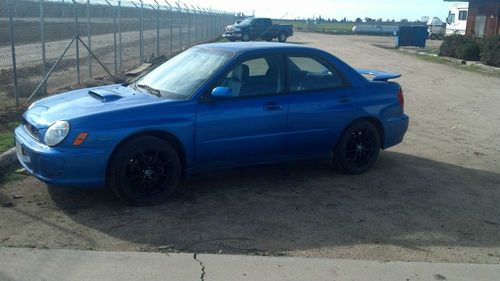 2002 subaru impreza wrx sedan 4-door 2.0l