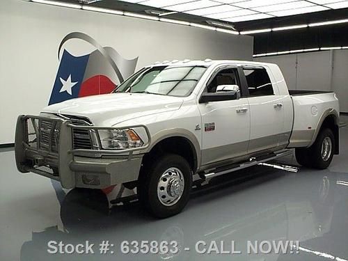 2011 dodge ram 3500 4x4 laramie mega diesel drw sunroof texas direct auto