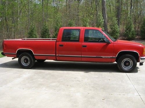 1995 gmc sierra 3500 crew cab diesel no reserve