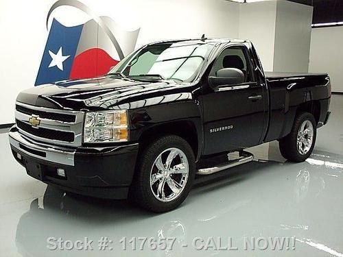 2009 chevy silverado reg cab side steps 20" wheels 48k texas direct auto