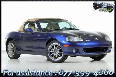 02 convertible 36k ls leather 16" wheels 6-spd manual bose audio nardi torino