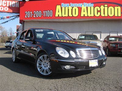 2008 mercedes benz e350 4matic awd carfax certified w/service records blk/blk