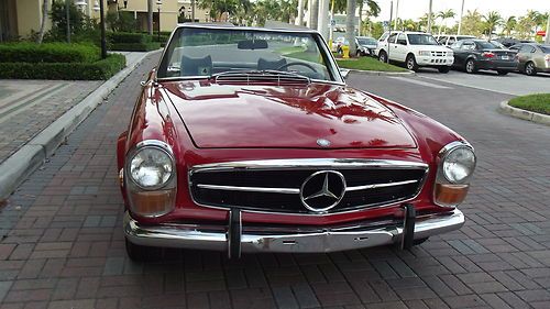 1970 mercedes ebnz 280 sl, automatic, ac, two tops, excellent condition!!!