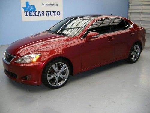 We finance!!!  2010 lexus is 350 sport auto paddles roof nav rcam xenon 1 owner!