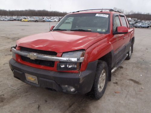 2004 chevrolet avalanche z71 4x4 best offer k1500 1500 5.3 v8 salvage parts