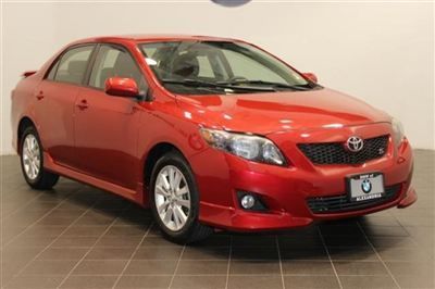 2009 toyota corolla s sedan automatic aero sport package alloys