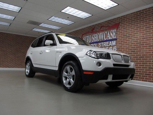 2007 bmw x3 3.0si awd premium package alpine white low miles