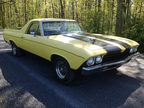 1969 chevrolet el camino custom 350citurn key driver classic muscle no reserve!!