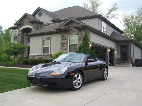 2002 porsche boxster triple black "s" wheels 49k super clean 50k service done!