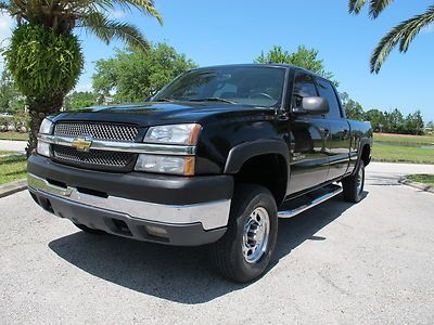 04 duramax 6.6l diesel crew cab lt loaded up low miles low price runs great