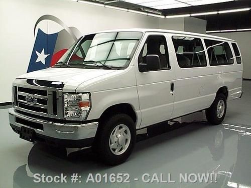 2012 ford e-350 ext 15-passenger van 5.4l v8 cruise 44k texas direct auto