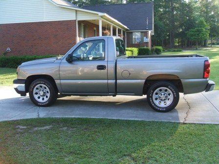 2007 metallic gray chevrolet silverado c1500 classic, 2door, 2wd, v-6, 4.3l