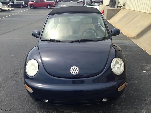 2004 vw volkswagen beetle new gls 2d convertible auto tipronic - low miles!!!