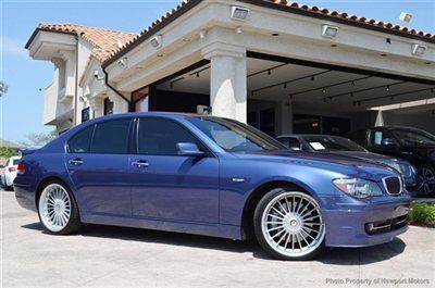 Alpina b7, blue, night vision, active cruise control, rear entertainement, 2008