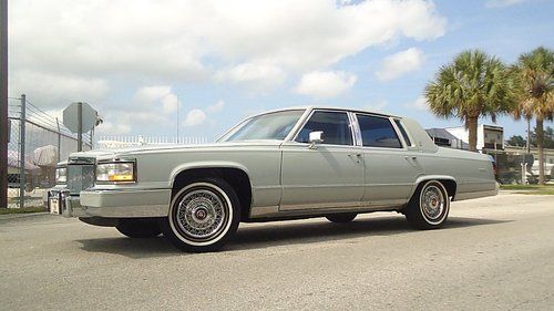 1990 cadillac fleetwood brougham d elegance , 24k act miles no reserve