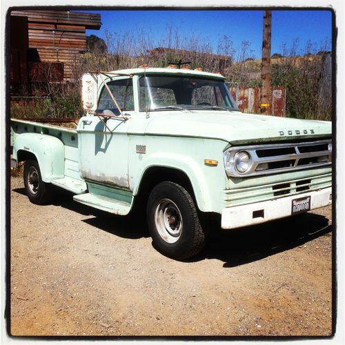 1970 dodge truck d300 1 ton step side 9' bed power automatic assisted steering