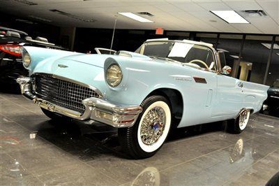 Rare!! 1957 ford thunderbird e-code 270hp over $150k spent on resto spectacular!