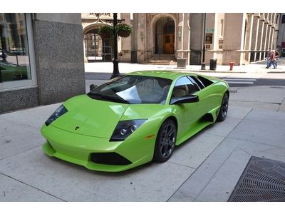 2009 lamborghini lp640 coupe in verde ithaca  low miles e-gear