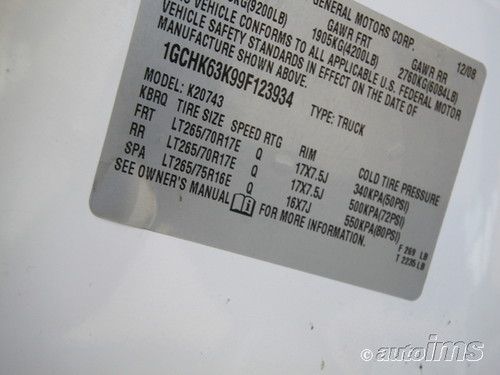 CHEVROLET SILVERADO 2500HD 2009-Vortec 6.0L VVT V8 SFI-Electronic HD 6-Sped Auto, image 2