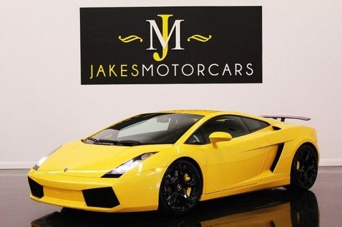 2007 gallardo e-gear, pearl yellow, loaded w/option, superleggera wing, pristine