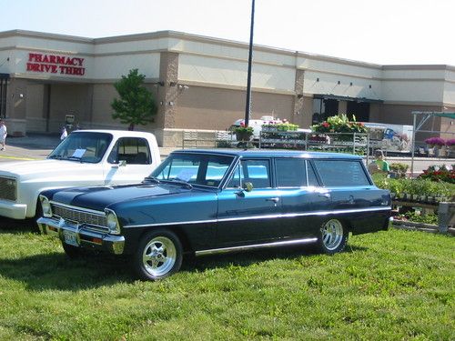 1966 chevrolet nova wagon....ground up restoration..trades??