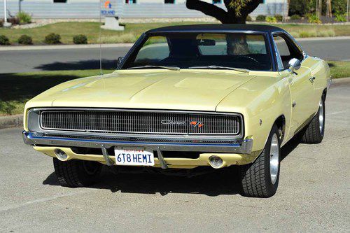 Stock original 1968 dodge charger r/t 426ci/425hp dual quad hemi numbers match