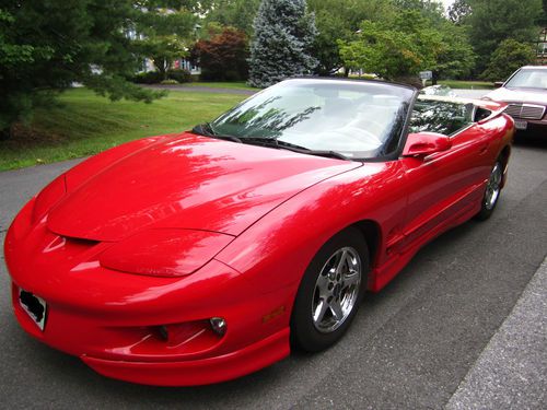 2002 firebird convertible with w68 package and low miles.